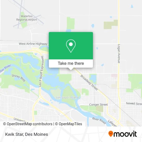 Kwik Star map