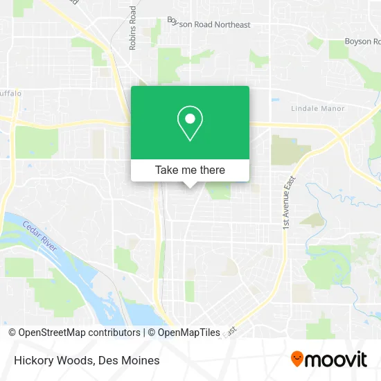 Hickory Woods map