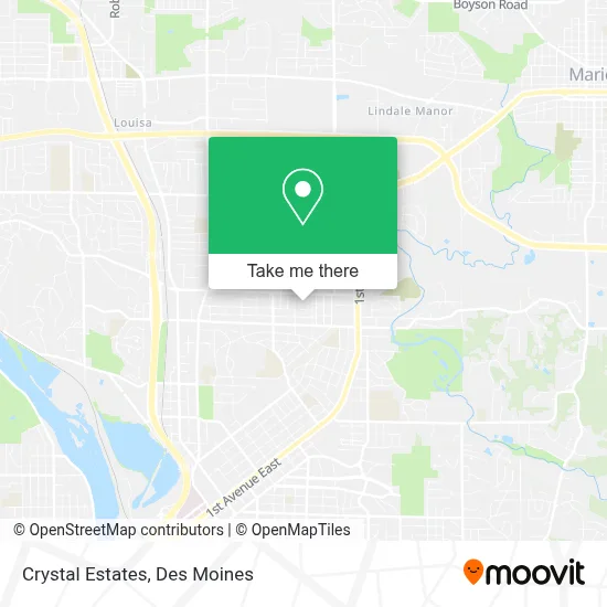 Crystal Estates map