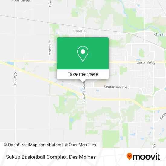 Sukup Basketball Complex map