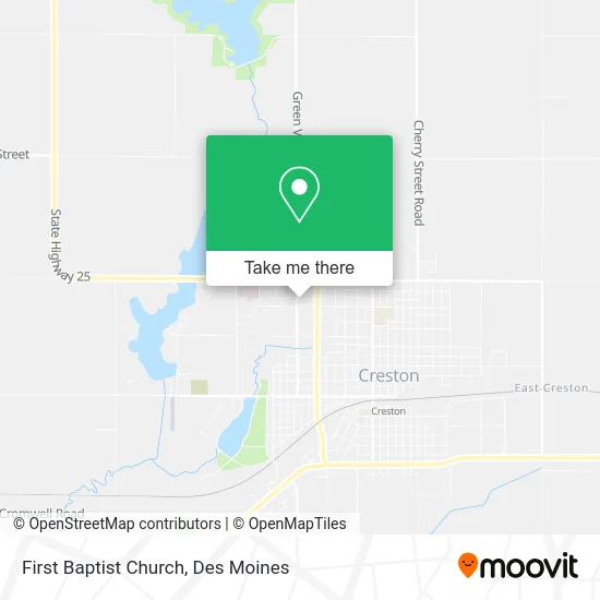 First Baptist Church map