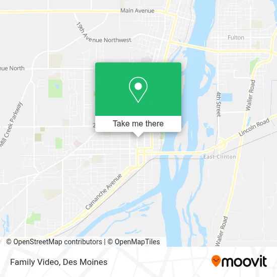 Family Video map