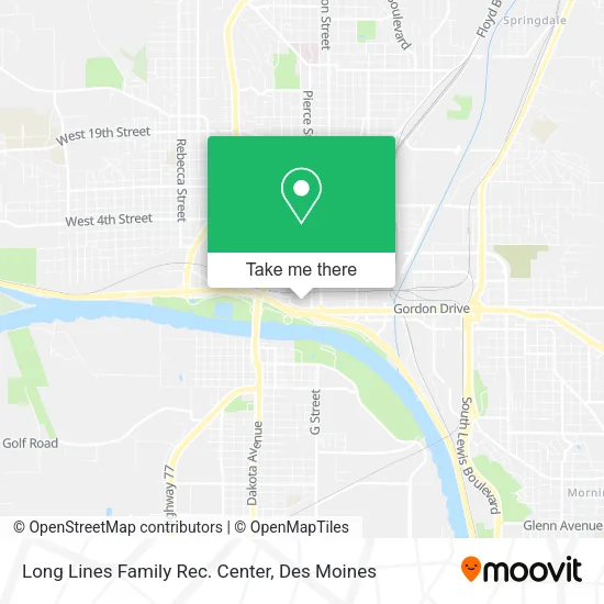 Long Lines Family Rec. Center map