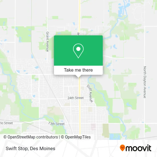 Swift Stop map