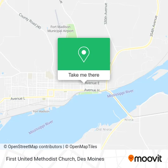 First United Methodist Church map