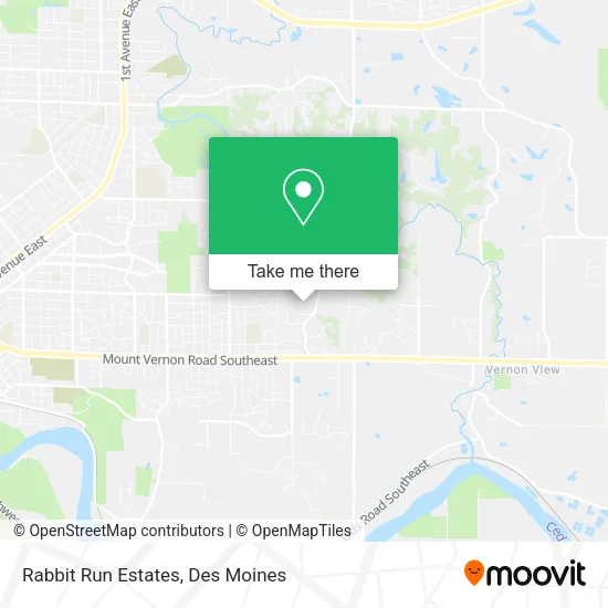 Rabbit Run Estates map