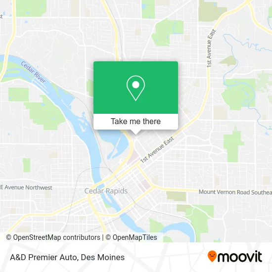 A&D Premier Auto map