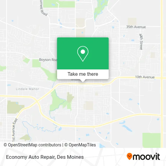 Economy Auto Repair map