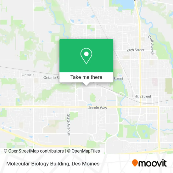 Molecular Biology Building map