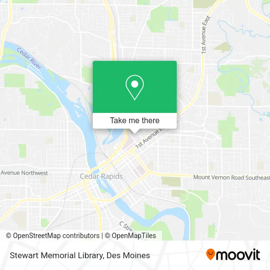 Stewart Memorial Library map