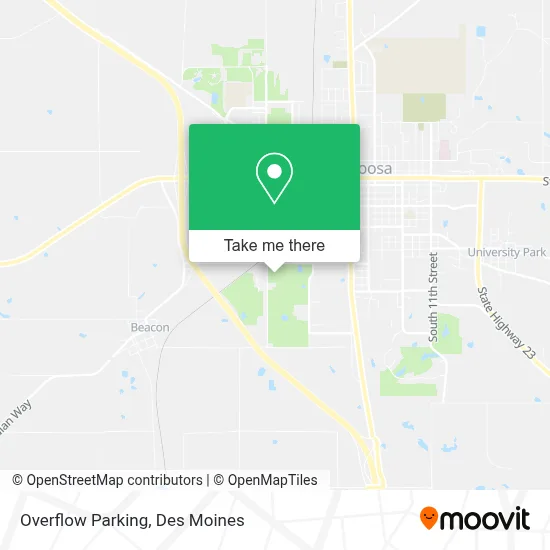 Overflow Parking map