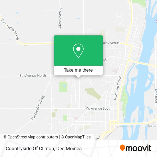 Countryside Of Clinton map