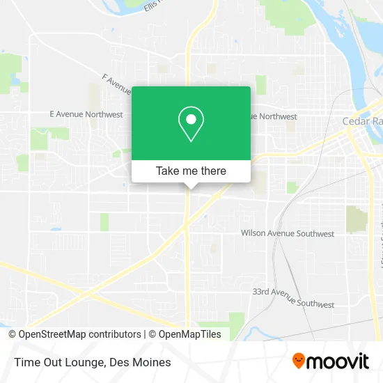 Time Out Lounge map