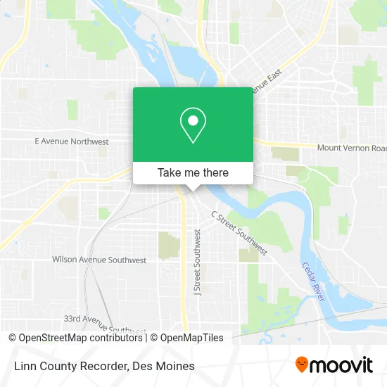 Linn County Recorder map