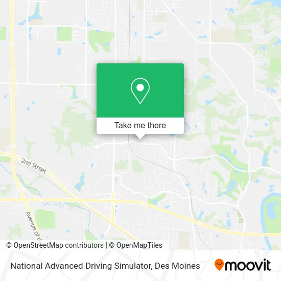 National Advanced Driving Simulator map