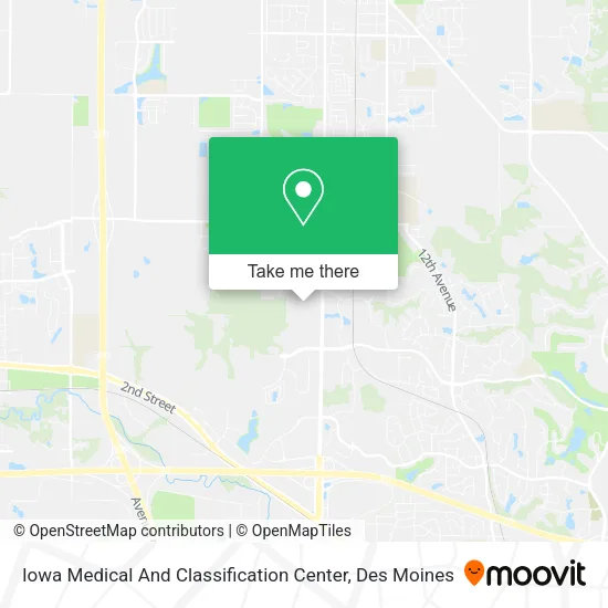 Iowa Medical And Classification Center map