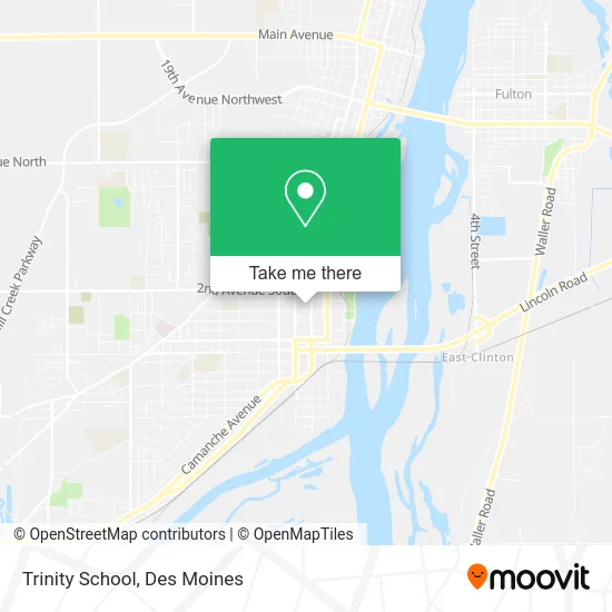 Trinity School map