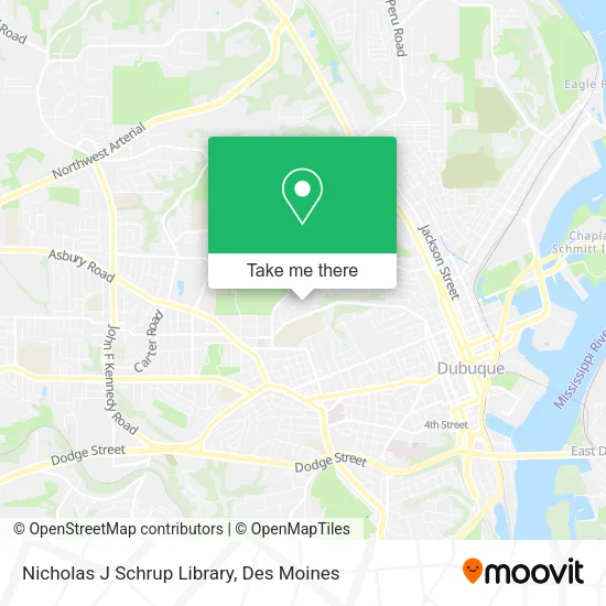 Nicholas J Schrup Library map