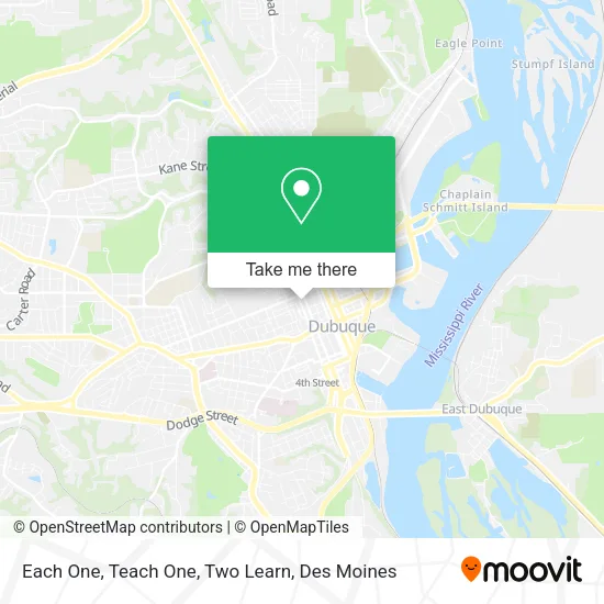 Each One, Teach One, Two Learn map