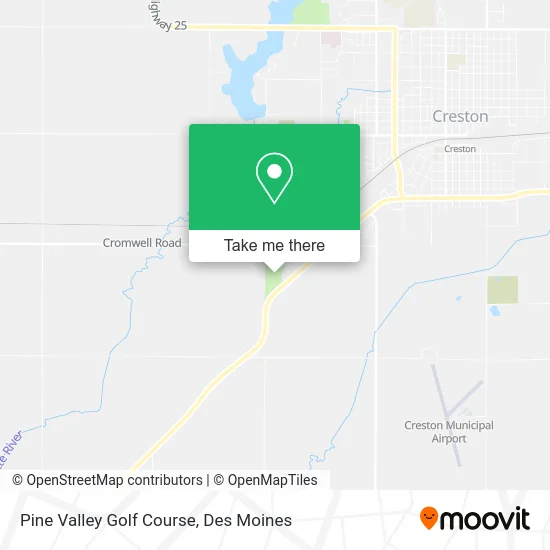 Pine Valley Golf Course map