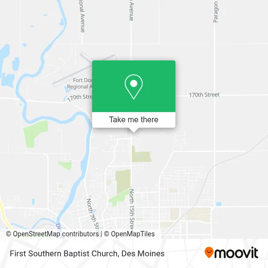 First Southern Baptist Church map