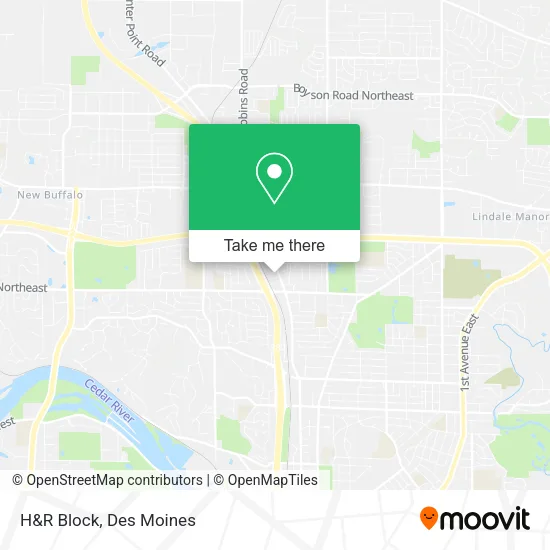 H&R Block map