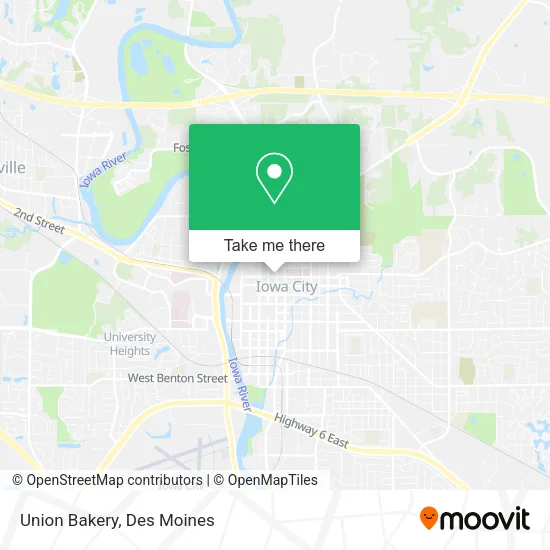 Union Bakery map