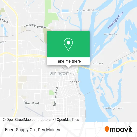 Ebert Supply Co. map