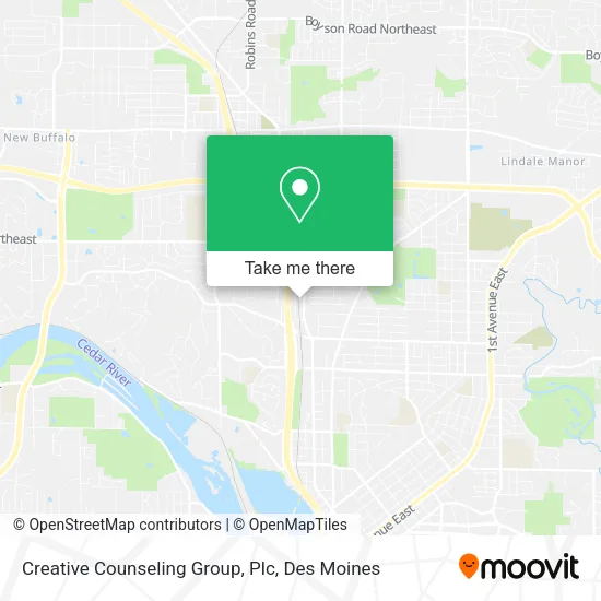 Creative Counseling Group, Plc map