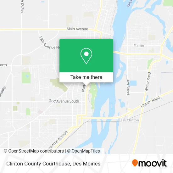 Clinton County Courthouse map