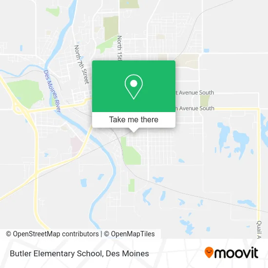 Butler Elementary School map