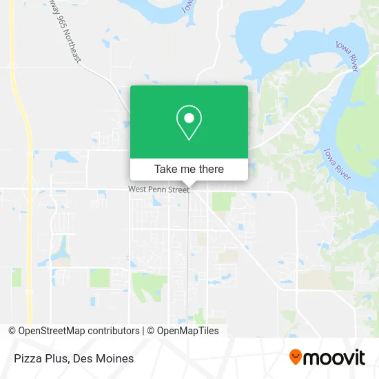 Pizza Plus map