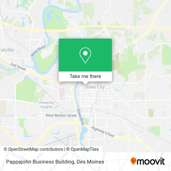 Pappajohn Business Building map