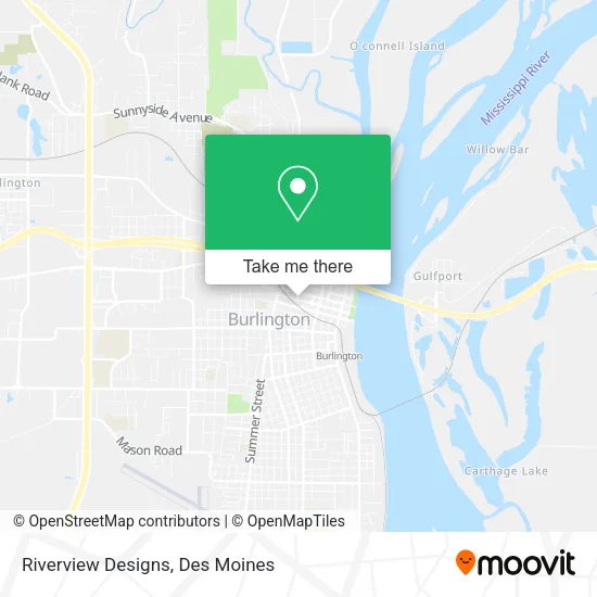 Riverview Designs map