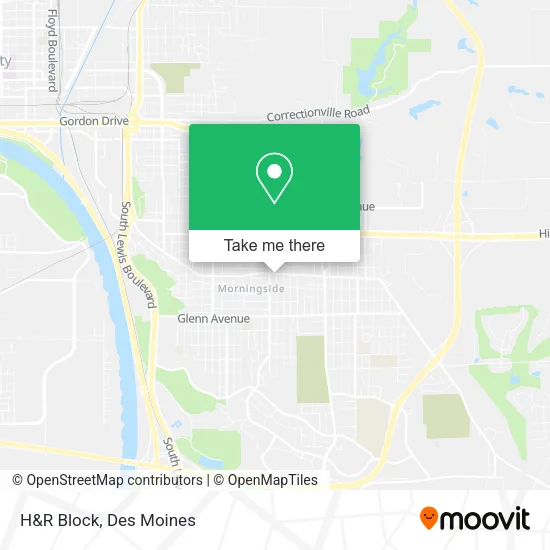 H&R Block map