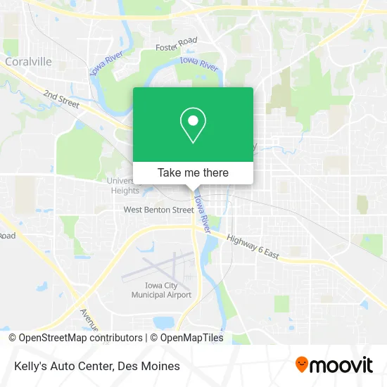 Kelly's Auto Center map