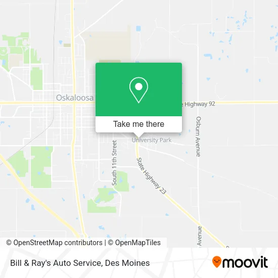 Bill & Ray's Auto Service map