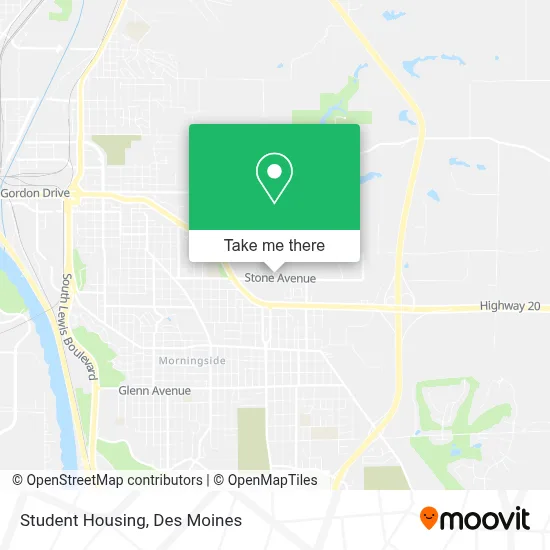 Student Housing map
