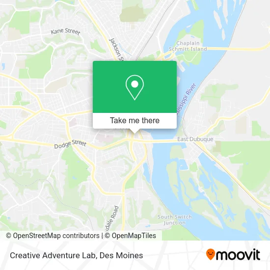 Creative Adventure Lab map