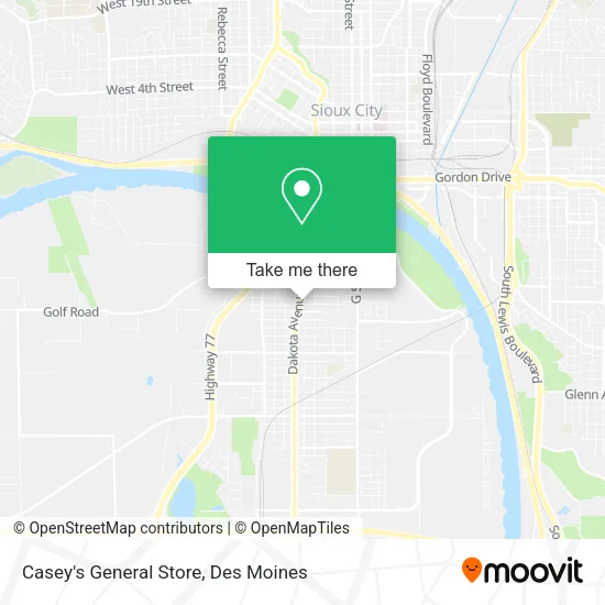 Casey's General Store map