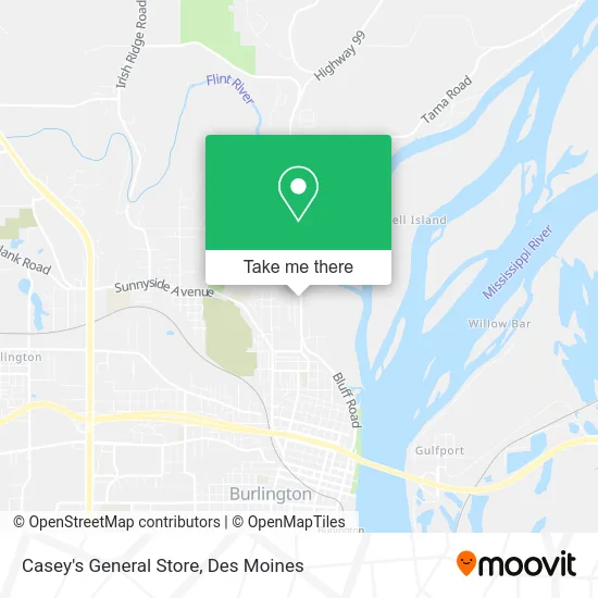 Casey's General Store map