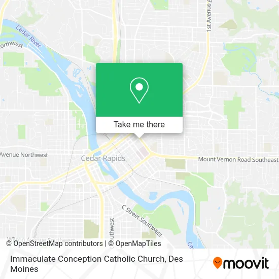 Immaculate Conception Catholic Church map