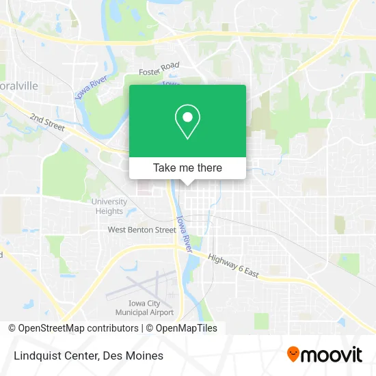 Lindquist Center map