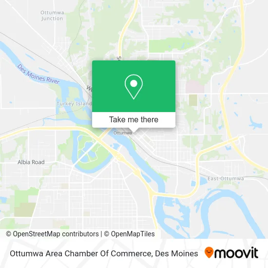Ottumwa Area Chamber Of Commerce map
