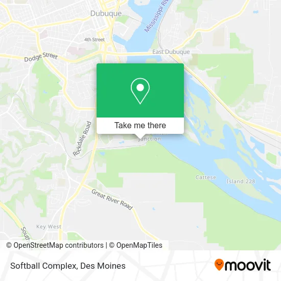 Softball Complex map