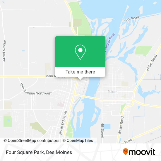 Four Square Park map