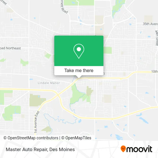 Master Auto Repair map