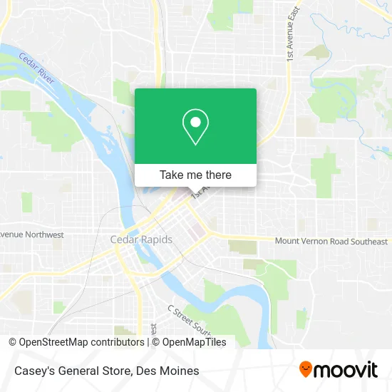 Casey's General Store map