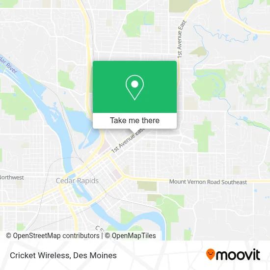 Cricket Wireless map