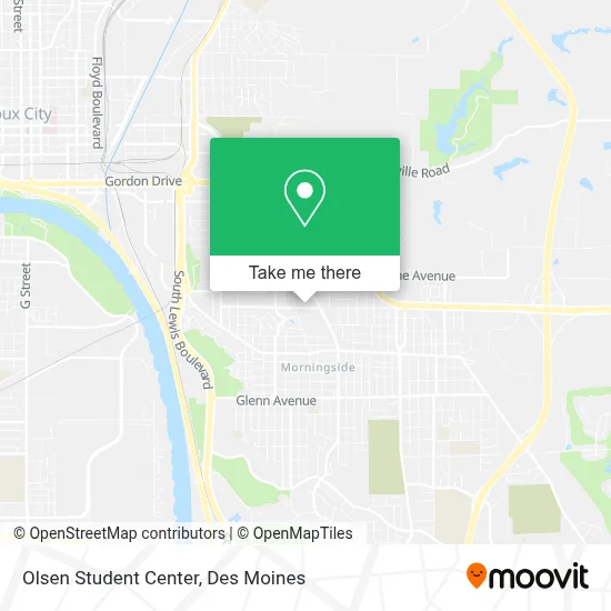 Olsen Student Center map